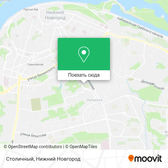 Карта Столичный