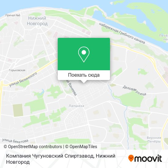 Карта Компания Чугуновский Спиртзавод