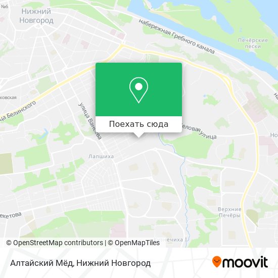 Карта Алтайский Мёд