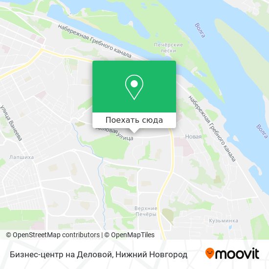 Карта Бизнес-центр на Деловой