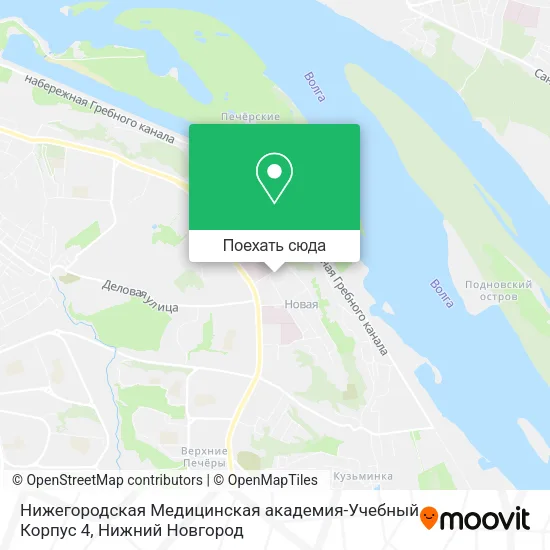 Карта Нижегородская Медицинская академия-Учебный Корпус 4