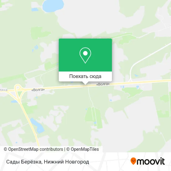 Карта Сады Берёзка