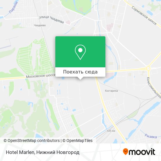 Карта Hotel Marlen