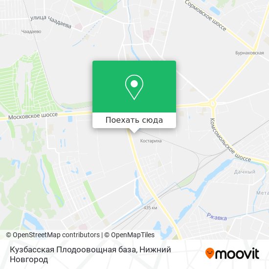 Карта Кузбасская Плодоовощная база