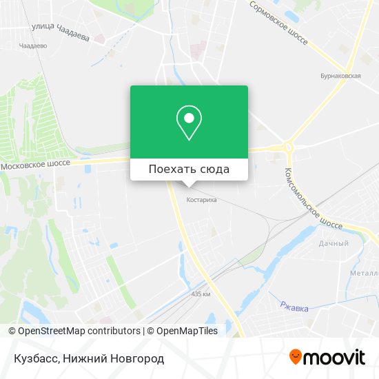 Карта Кузбасс