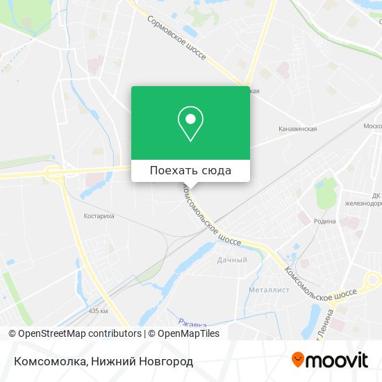 Карта Комсомолка