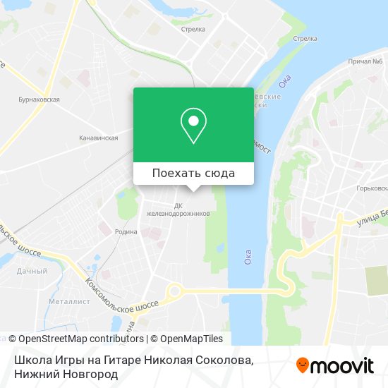 Карта Школа Игры на Гитаре Николая Соколова