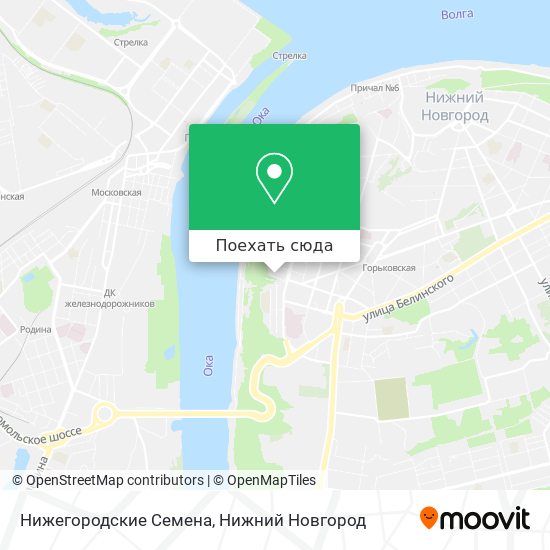 Карта Нижегородские Семена