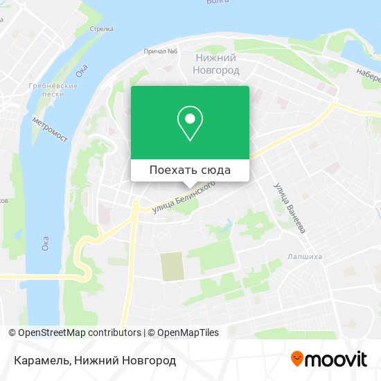 Карта Карамель