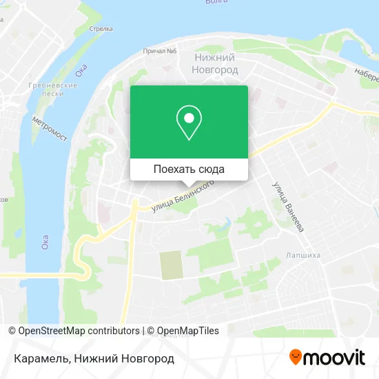 Карта Карамель