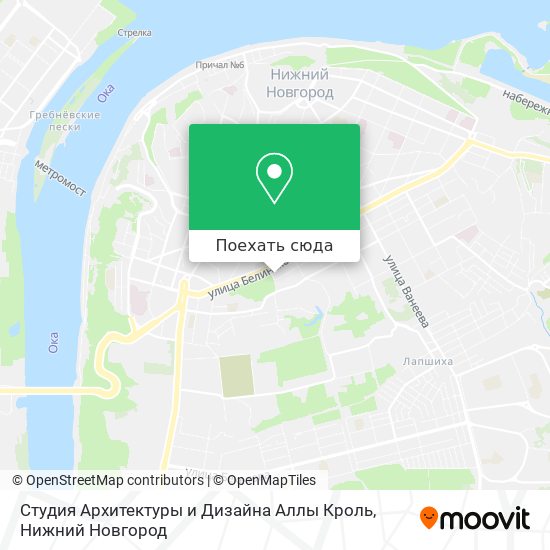 Карта Студия Архитектуры и Дизайна Аллы Кроль