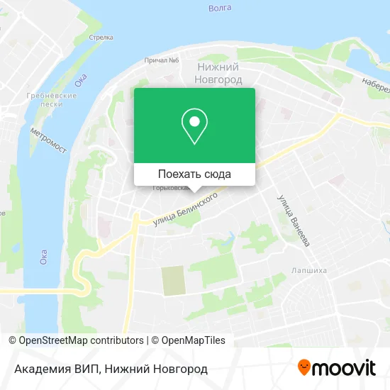 Карта Академия ВИП