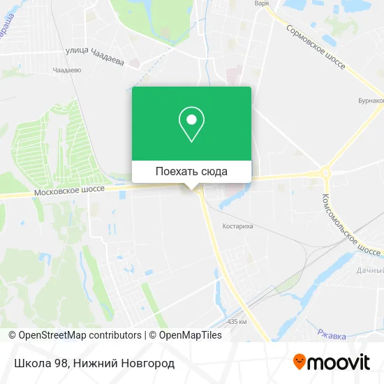 Карта Школа 98