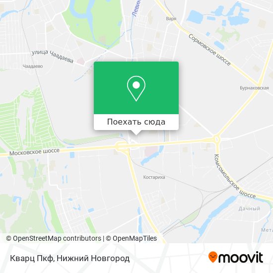 Карта Кварц Пкф