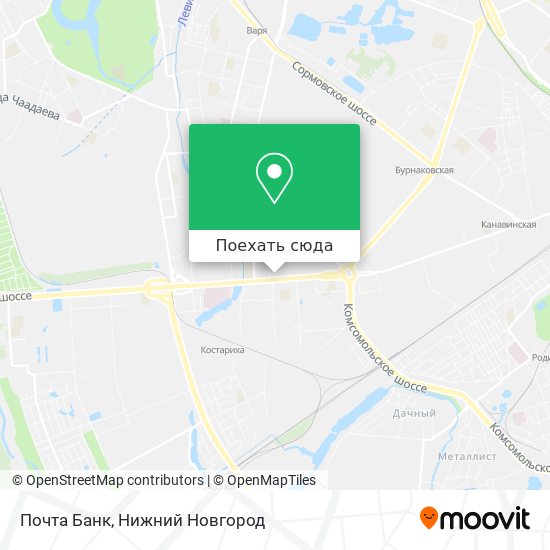 Карта Почта Банк