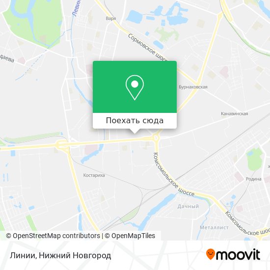 Карта Линии