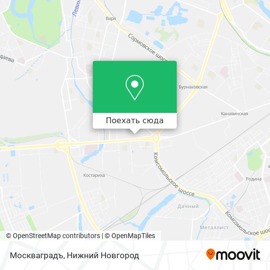 Карта Москваградъ