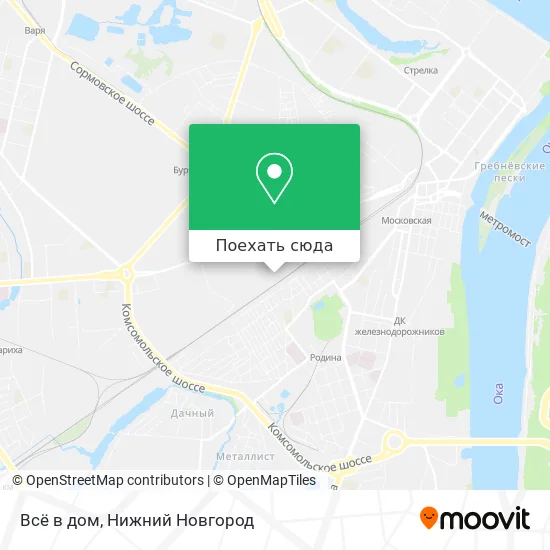 Карта Всё в дом