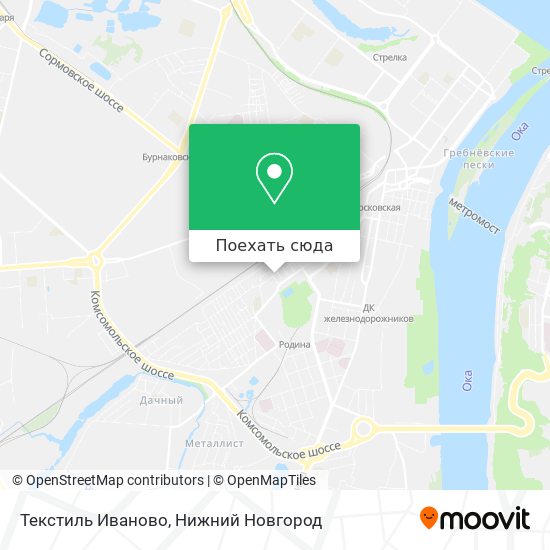 Карта Текстиль Иваново