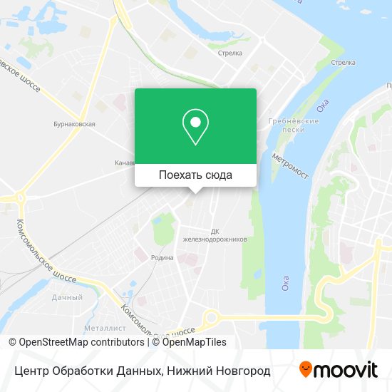 Карта Центр Обработки Данных