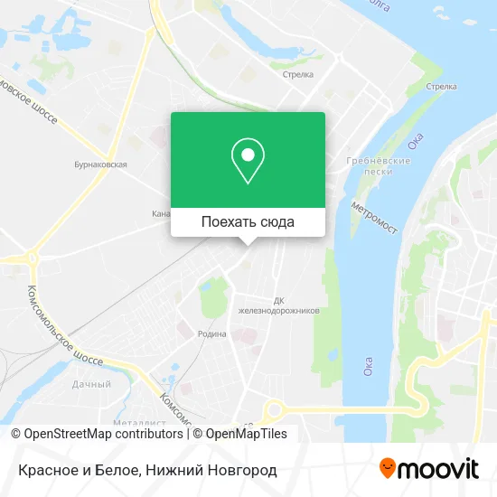 Карта Красное и Белое