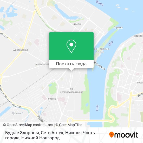 Карта Будьте Здоровы, Сеть Аптек, Нижняя Часть города