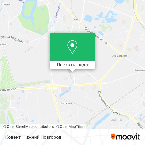Карта Ковент