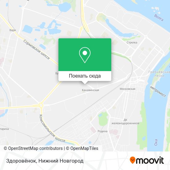 Карта Здоровёнок