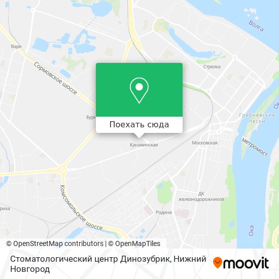 Карта Стоматологический центр Динозубрик