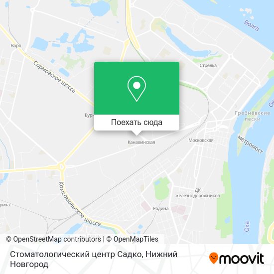 Карта Стоматологический центр Садко