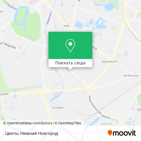 Карта Цветы