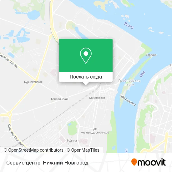 Карта Сервис-центр