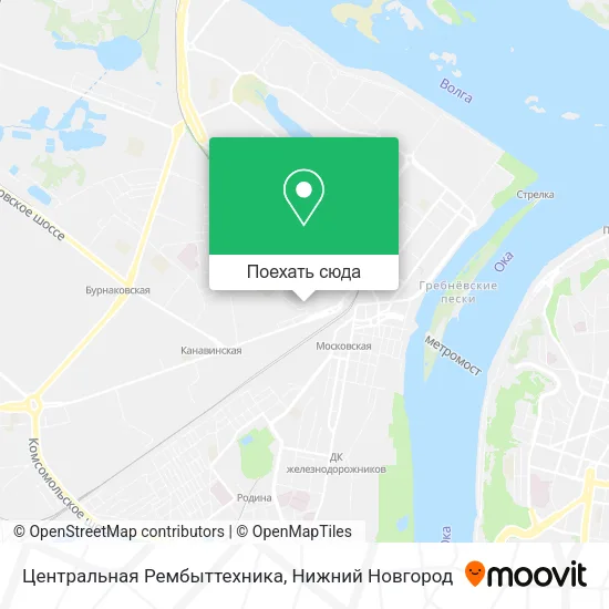 Карта Центральная Рембыттехника