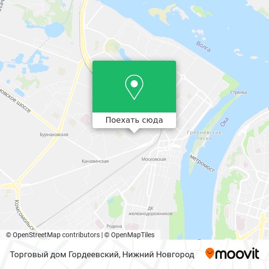 Карта Торговый дом Гордеевский