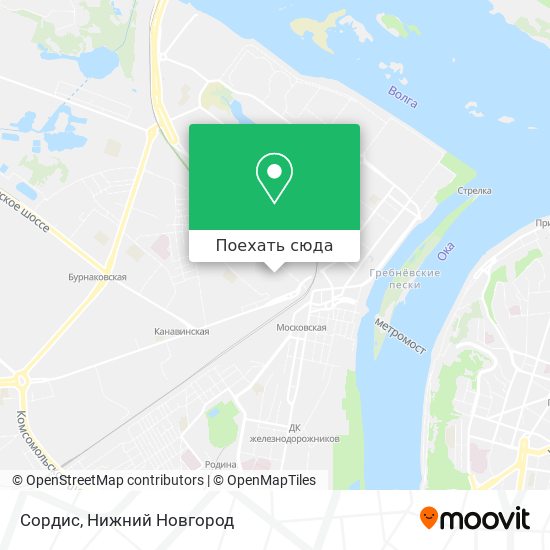 Карта Сордис