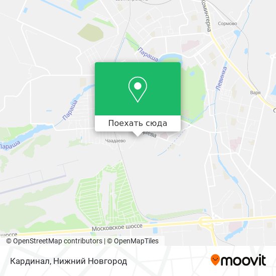 Карта Кардинал