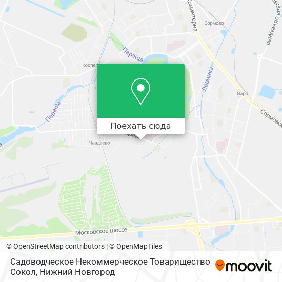 Карта Садоводческое Некоммерческое Товарищество Сокол
