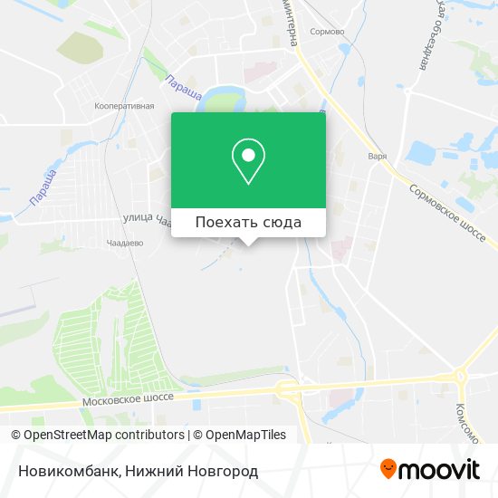 Карта Новикомбанк
