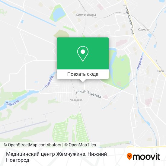 Карта Медицинский центр Жемчужина
