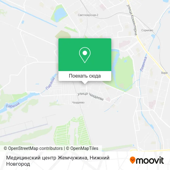 Карта Медицинский центр Жемчужина