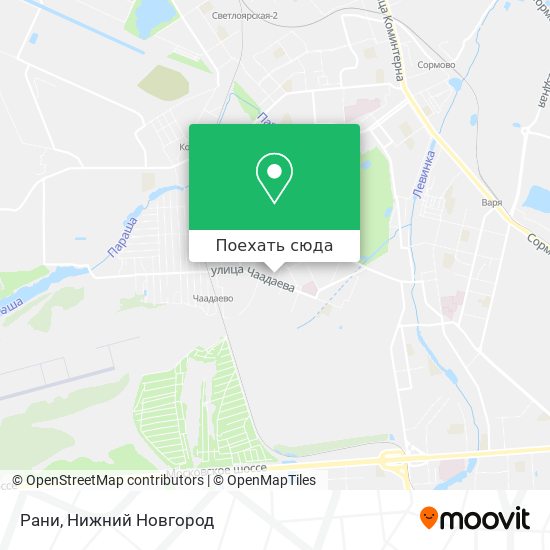 Карта Рани