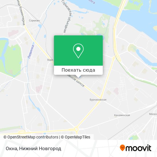 Карта Окна