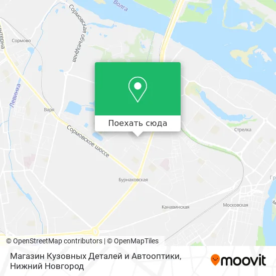 Карта Магазин Кузовных Деталей и Автооптики
