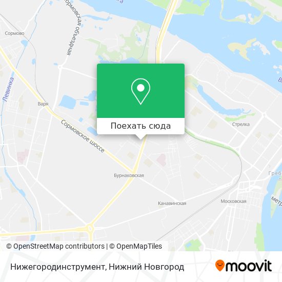Карта Нижегородинструмент