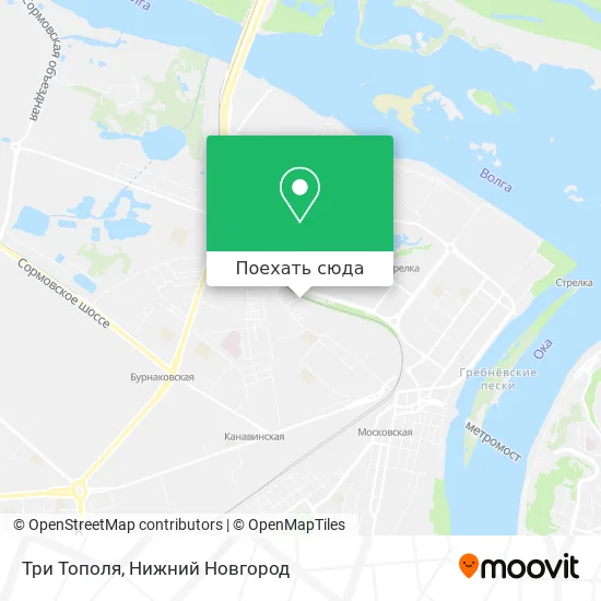 Карта Три Тополя