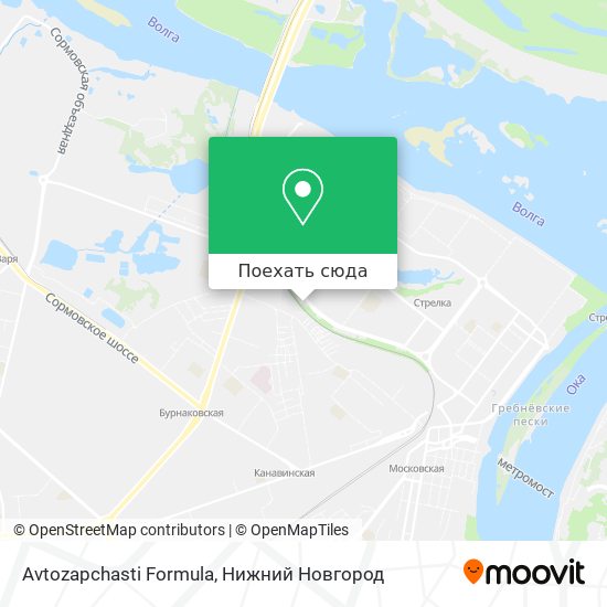 Карта Avtozapchasti Formula