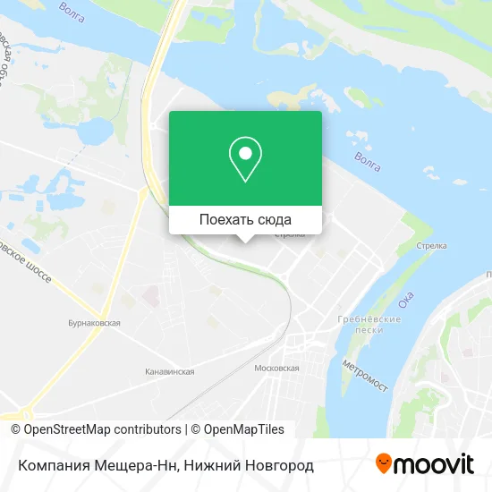 Карта Компания Мещера-Нн