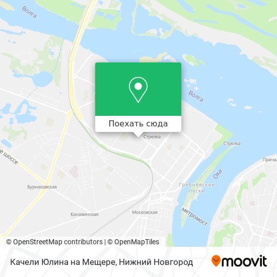 Карта Качели Юлина на Мещере