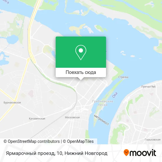 Карта Ярмарочный проезд, 10