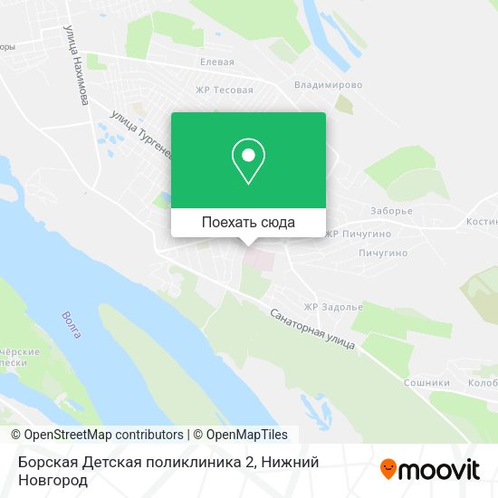 Карта Борская Детская поликлиника 2